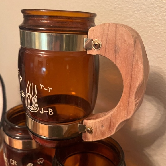 Vintage Siesta ware western mugs 1950’s set of 6 - Picture 3 of 10